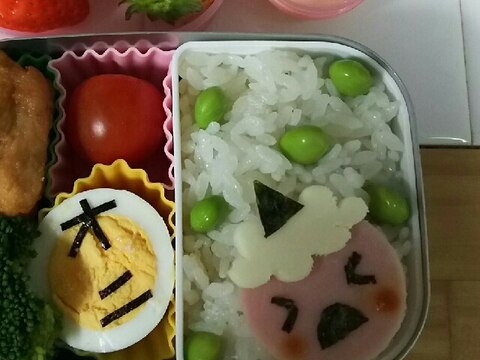 簡単☆節分キャラ弁♪